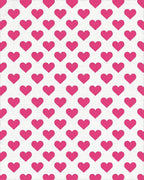 White Pink Minimalist Rug - cutout
