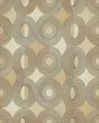 Vintage Cream Abstract Rug - cutout