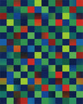 Navy Blue Forest Rug - cutout