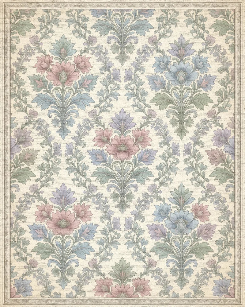 Vintage Green Sky Rug - cutout