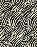 Black Gray Lines Rug - cutout