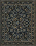 Blue Gold Traditional Rug - cutout