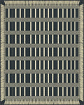 Gray White Cream Rug - cutout