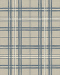 Blue White Geometric Rug - cutout