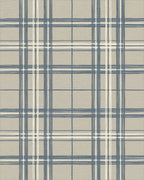Blue White Geometric Rug - cutout