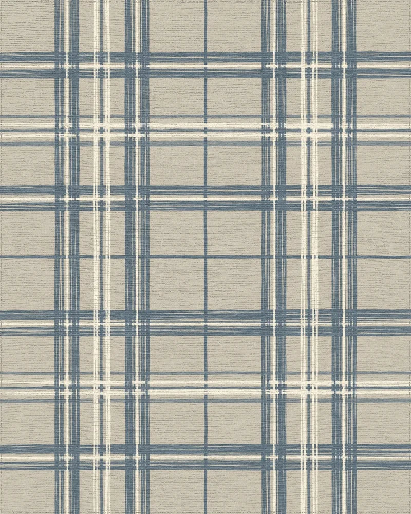 Blue White Geometric Rug - cutout