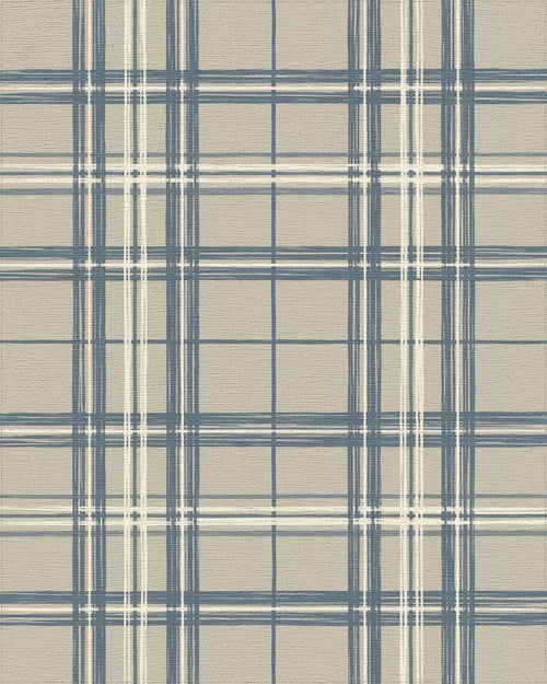 Blue White Geometric Rug - cutout