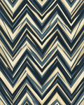 Charcoal Slate Blue Geometric Grid Rug - cutout