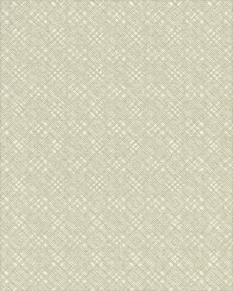 White Geometric Minimalist Rug - cutout