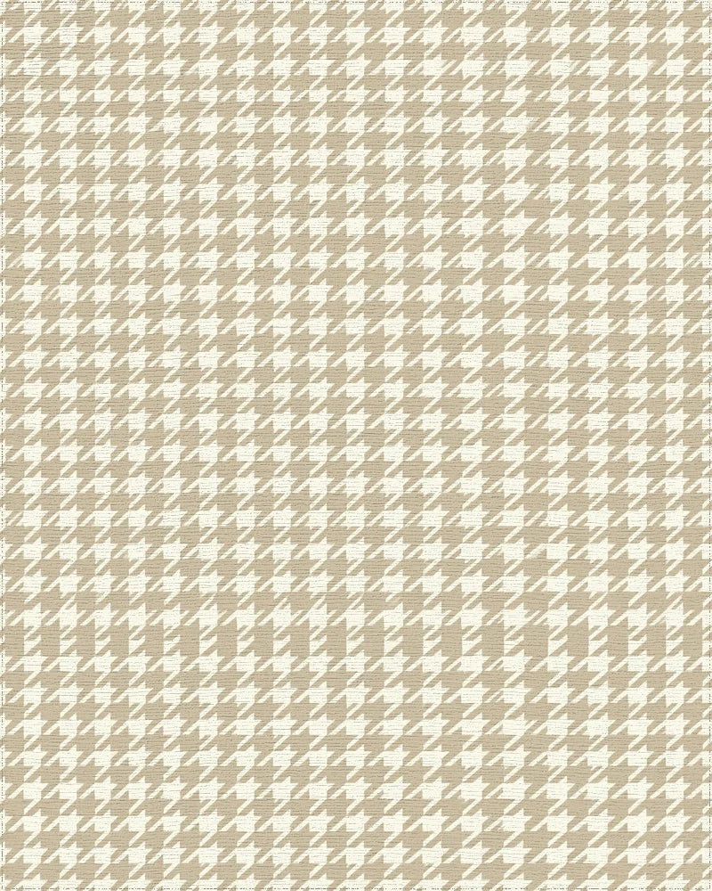 Beige Geometric Rhythmic Rug - cutout