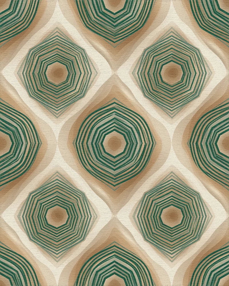 Beige Tan Brown Rug - cutout