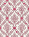 White Pink Floral Rug - cutout