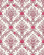 White Pink Floral Rug - cutout