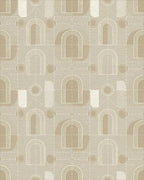 Farmhouse Beige White Rug - cutout