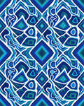 Moroccan Blue Navy Rug - cutout