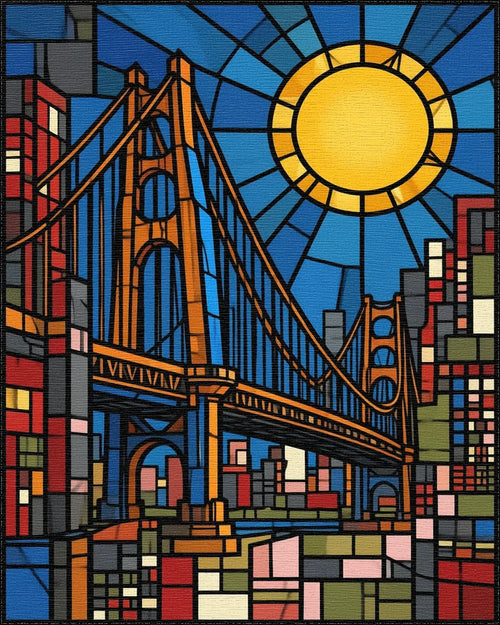 Black Yellow Sky Rug - cutout