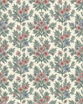 White Floral Vintage Rug - cutout