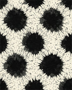 White Black Cream Rug - cutout