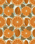 Graphic Citrus Cream Saffron Rug - cutout