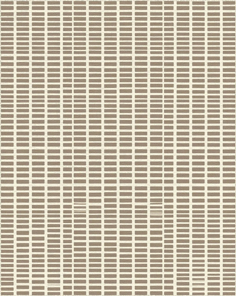 Cream White Geometric Rug - cutout