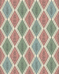 Pink Green Blue Rug - cutout