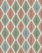 Pink Green Blue Rug - cutout