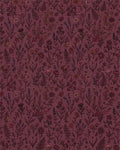 Dark Burgundy Wildflower Meadow Rug - Cutout View