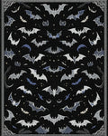 Dark Sky Bat Migration Rug - Cutout View