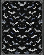 Dark Sky Bat Migration Rug - Cutout View