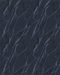 Deep Blue Marble Vein Rug - Cutout View
