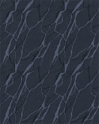 Deep Blue Marble Vein Rug - Cutout View