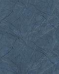 Deep Blue Marble Veined Texture Rug - Cutout View