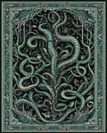 Deep Sea Kraken Tentacle Motif Rug - Cutout View
