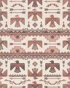 Desert Eagle Sun Arrow Rug - Cutout View