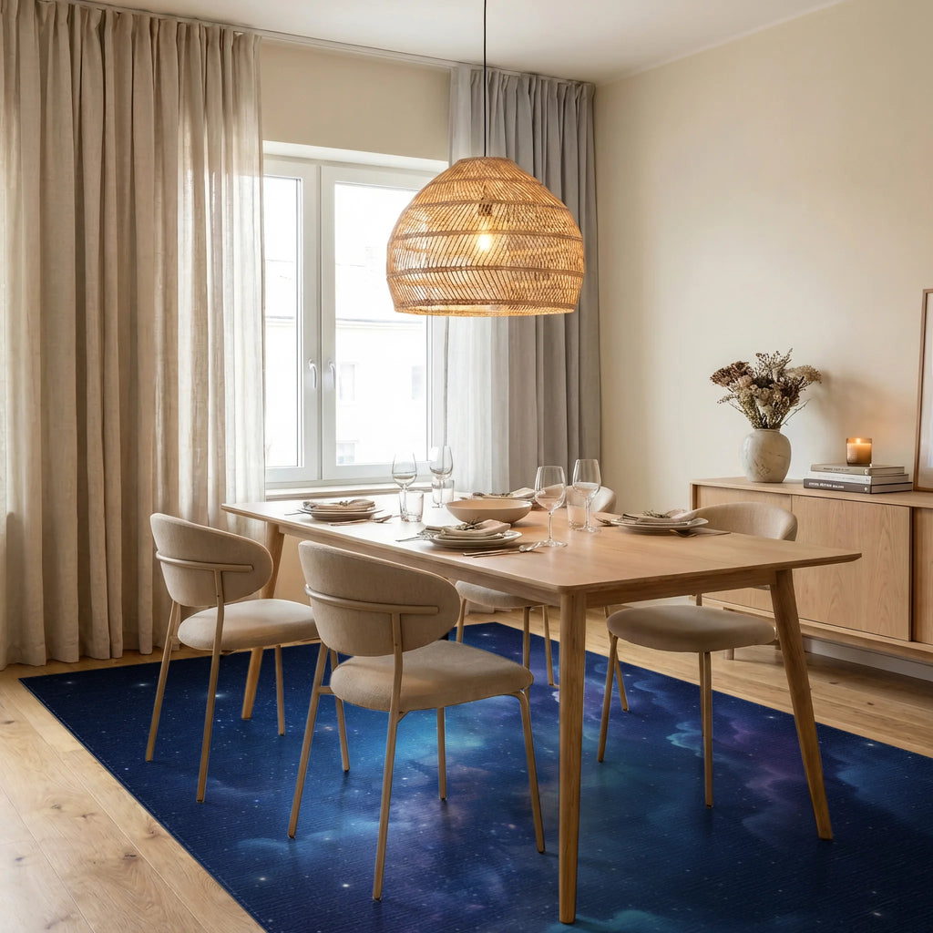 Sky Blue Indigo Rug - dining_room