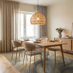 Gold Gray Abstract Rug - dining_room