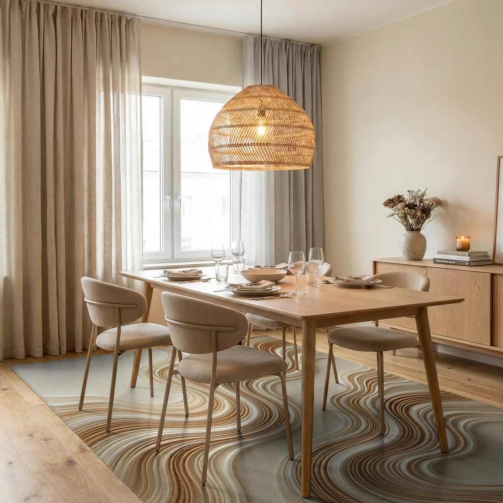 Overall Gestures Sense Rug - dining_room