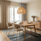 Beige Cream Sky Rug - dining_room
