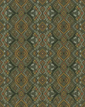 Earthy Abstract Tribal Diamond Rug - Cutout View
