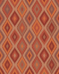 Earthy Diamond Gradient Rug - Cutout View