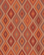 Earthy Diamond Gradient Rug - Cutout View