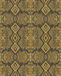 Earthy Serpent Scale Diamond Medallion Rug - Cutout View