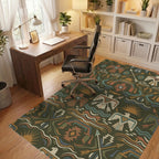 Earthy Thunderbirds Arrows Geometric Waves Rug Office View
