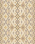 Earthy Tones Diamond Ikat Rug - Cutout View