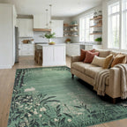 Enchanted Forest Scene With Bunny Rug - Living Room View