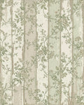 Faded Verdant Garden Wood Panels Rug - Cutout View