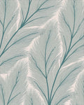 Feather Pattern Modern Abstract Rug - Cutout View