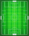 Field Green White Striped Lines Rug - Cutout View