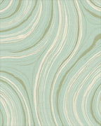 Flowing Swirls Pattern Rug - Cutout View