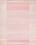 Gentle Pink Stripe Gradient Rug - Cutout View
